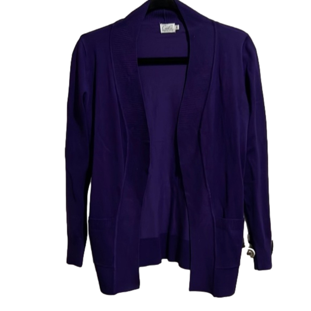 Cielo Cardigan with pockets Purple Women’s Size Medium Beautiful color